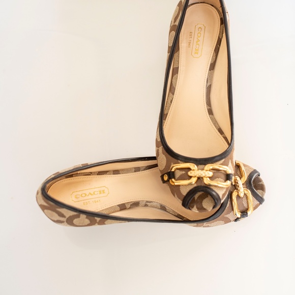 Coach wedge womans shoe size 6 - Picture 3 of 6